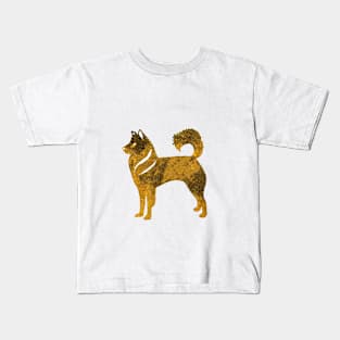 Golden Husky Dog Kids T-Shirt